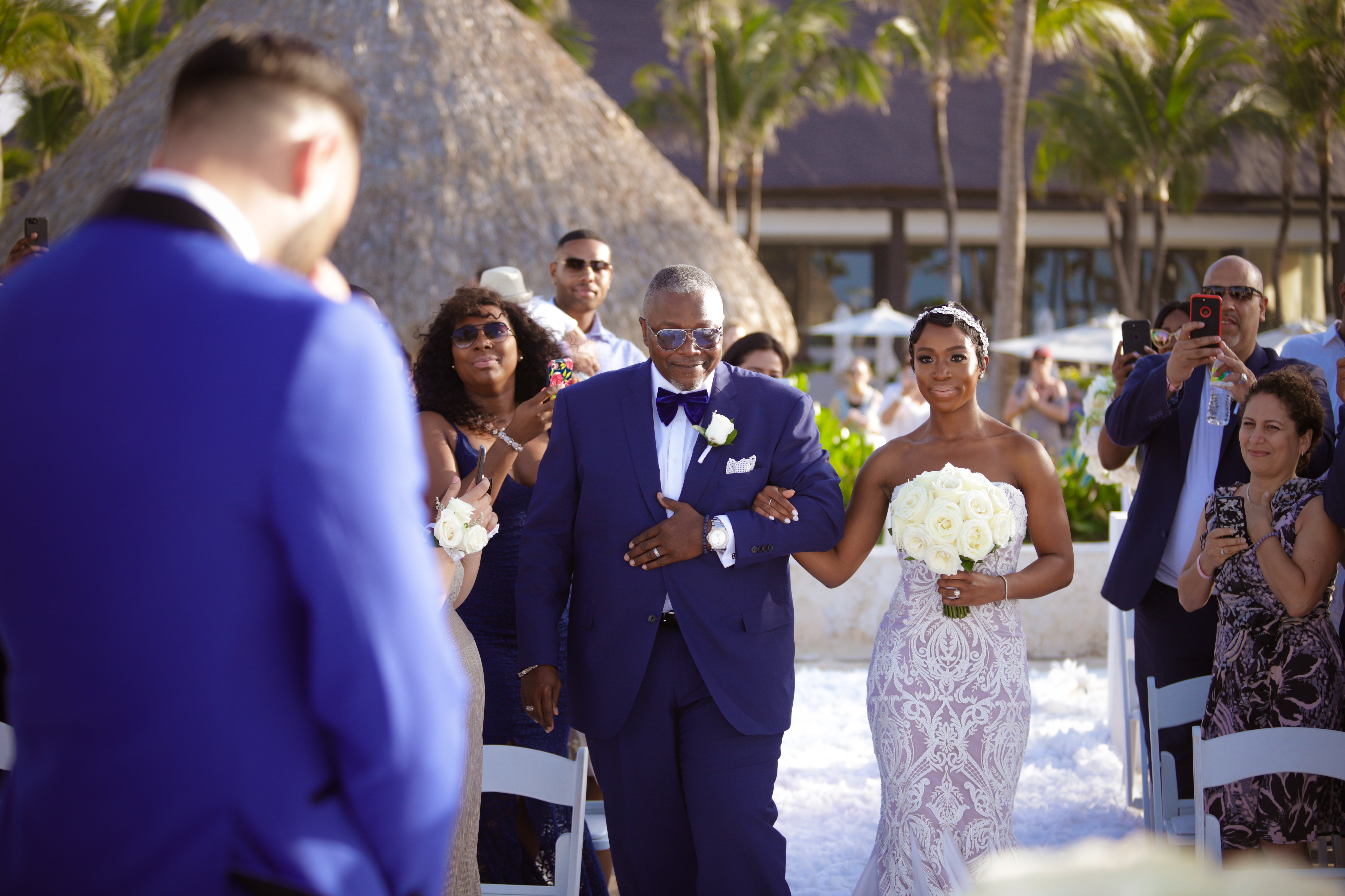 Bridal Bliss: Antonio And Alexis Brought Chic To The Beach For Their Gorgeous Wedding Day

